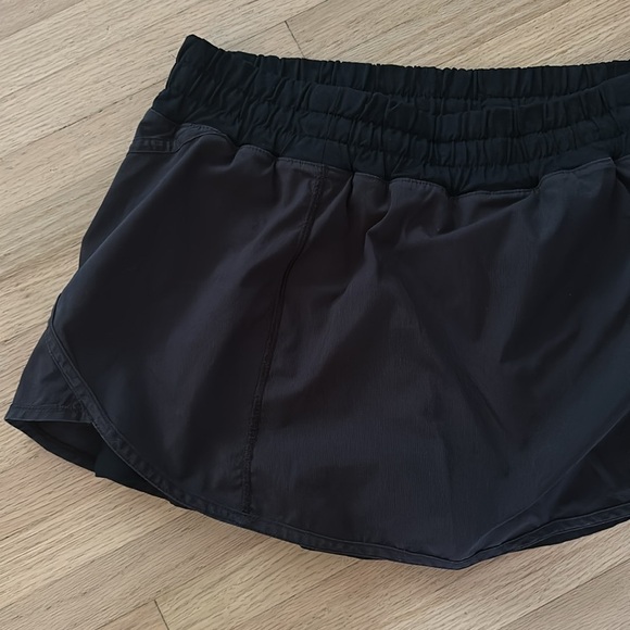 Lululemon Track Attack Skirt (with shorts)  athletica Black Size 10 - Picture 3 of 11